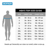Quechua Men's Hiking Synthetic Short-Sleeved T-Shirt MH100