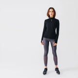 Women's 100 Long-Sleeved Half-Zip Running T-shirt