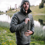 Forclaz Men's MT100 Hooded Synthetic Jacket