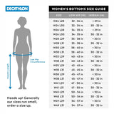 Quechua Women's Raincut Waterproof Over-Pants