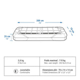 Quechua Camp Bed Air 79" Inflatable Camping Bed Base
