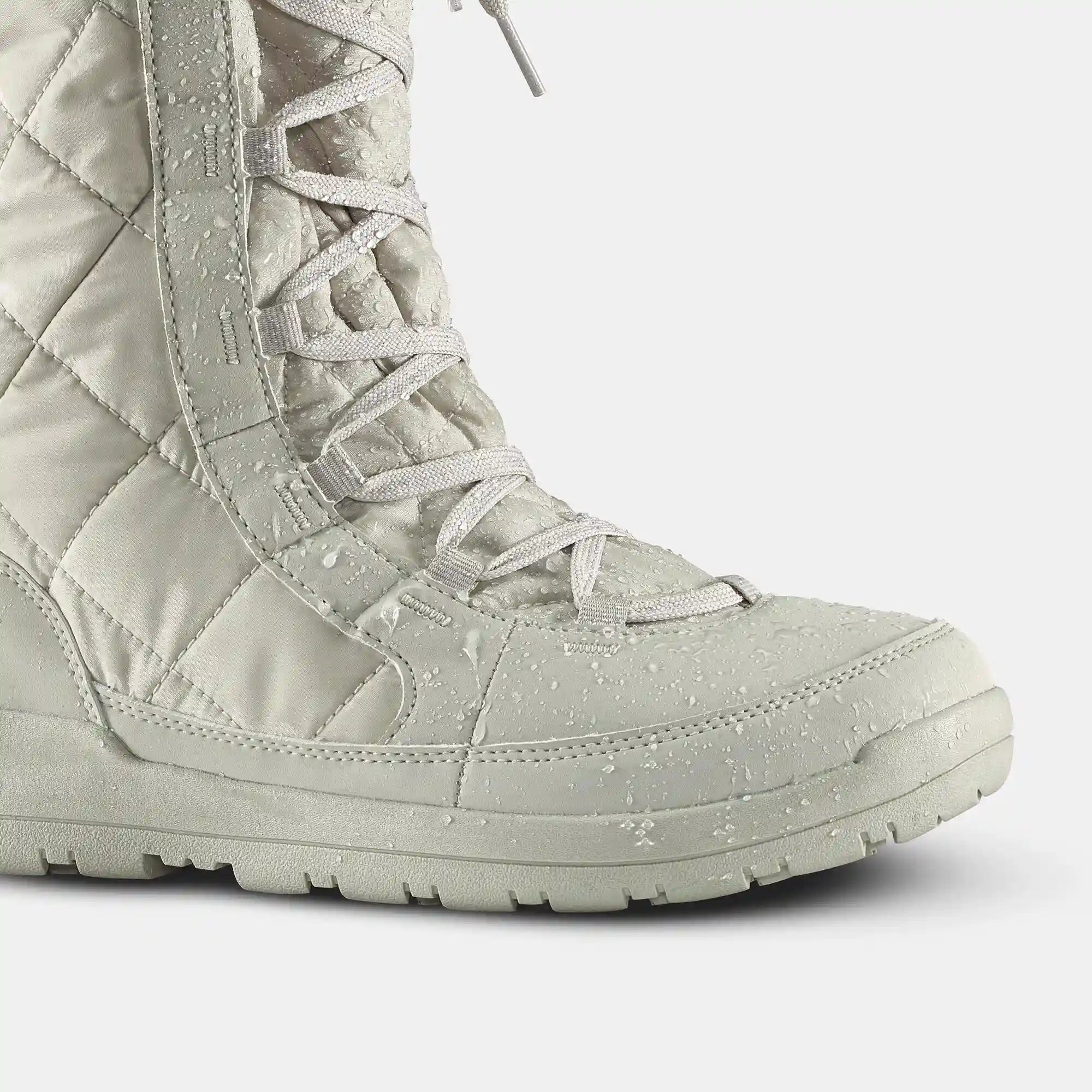 Quechua Women's NH500 Warm Waterproof High Lace Snow Boots