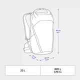 Quechua MH500 22L Lightweight Hiking Backpack